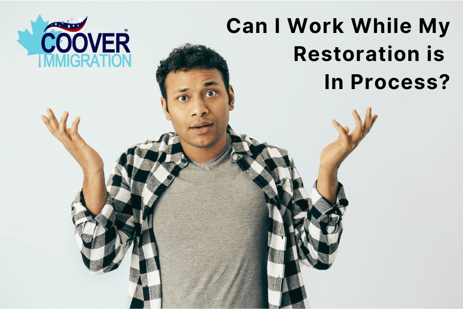 Can I work While My Restoration is In Process.